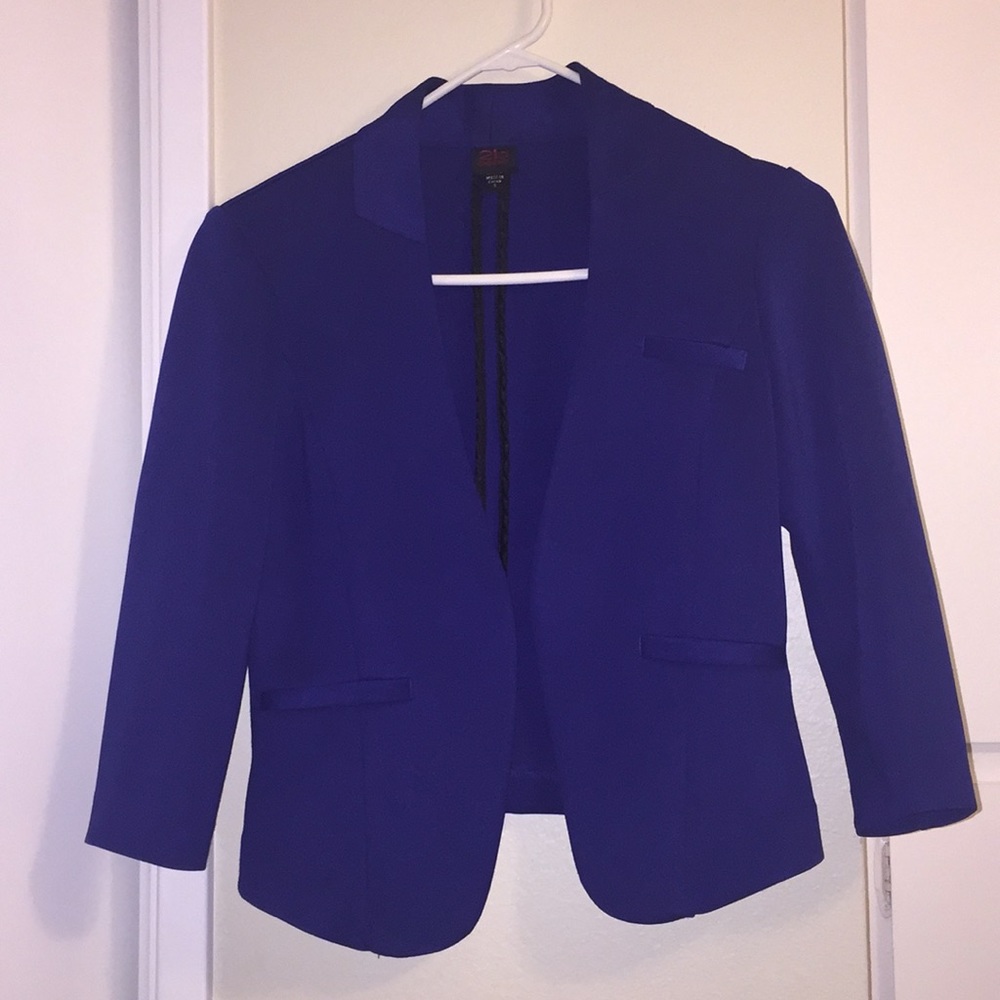 Bebe Blazer purple/blue